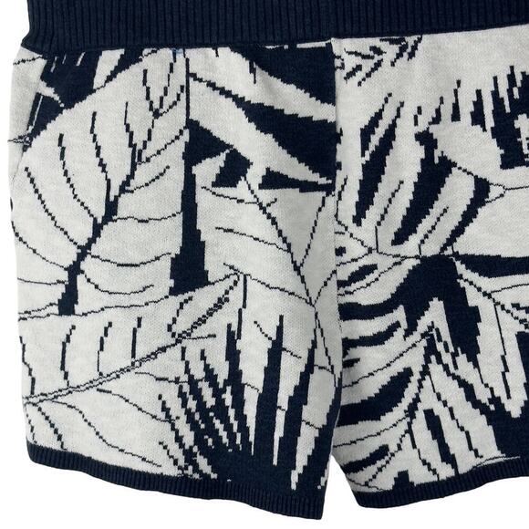 MADEWELL PULL ON TROPICAL VACATION SWEATER SHORTS IN DEEP NAVY NWOT SIZE XS - Picture 7 of 16